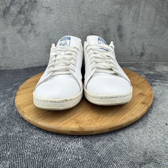 Adidas Stan Smith Shoes Mens Size 11 White Leather Graffiti Heel Tennis FV7869 - Picture 2 of 10